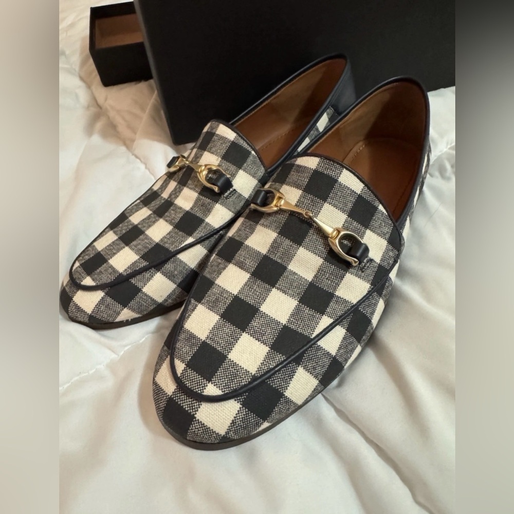 Coach Haley Gingham Loafer